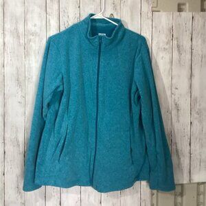 Blokecore gorpcore nostalgia earthy artisanal Fleece Sherpa Jacket Full Zip xl